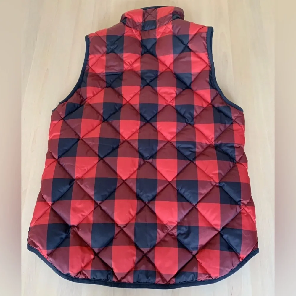 J. Crew Down Vest in Buffalo Check - Picture 4 of 6